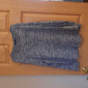 Blue and white shirt